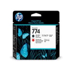 Afbeelding van HP P2V97A nr. 774 printkop mat zwart en chromatic red (origineel) | HPP2V97A