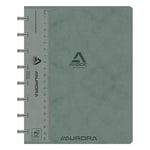 Afbeelding van Aurora 3811.741GRIS Adoc schrift met liniaal | A5 | gelinieerd | 90 gr. | 72 vel | grijs | AUR3811.741GRIS