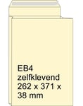 Afbeelding van Raadhuis monsterzak | crème | zelfklevend | EB4 | 262 x 371 x 38 mm | 10 stuks | RAARD-309702-10