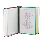 Afbeelding van Tarifold 414609 zichtmappen | magnetisch display wandmodule | A4 | assorti | 10 stuks | TAR414609