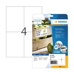 Afbeelding van Herma Power 10909 etiketten | extra sterk | 105 x 148 mm | wit | 100 etiketten | HER10909