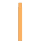 Afbeelding van Zebra Z-Band Splash 10012717-6K oranje 25mm x 254mm 6 x 350 stuks (origineel) | ZEB10012717-6K