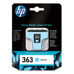 Afbeelding van HP C8774E nr. 363 inktcartridge licht cyaan (origineel) | HPC8774E