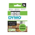 Afbeelding van DYMO S0720930 / 53713 tape zwart op wit 24mm (origineel) | 53713