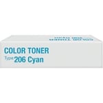 Afbeelding van Ricoh type 206 toner cartridge cyaan (origineel) | RIC400508