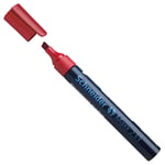 Afbeelding van Schneider 233 permanent marker | rood | schuine punt | 1-5 mm | SCHN-233ROOD