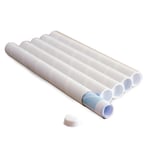 Afbeelding van Raadhuis verzendkoker | A0 | karton | wit | 5 stuks | RAARD-351112-5