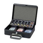 Afbeelding van Maul 5631490 luxe stalen geldkist | metaal | zwart | met slot | MAU5631490