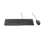 Afbeelding van Logitech MK120 toetsenbord en muis | QWERTY | USB | zwart | LOG920-002562