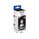 Afbeelding van Epson 112 inktfles zwart (origineel) | EPS112BK