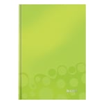 Afbeelding van Leitz 4627 WOW complete schrijfblok | A5 | gelinieerd | groen | 90gr. | 80 vel | LEI46271064
