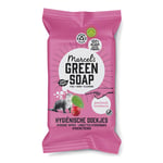 Afbeelding van Marcel's Green Soap hygiënische doekjes | Patchouli en Cranberry | 60 stuks | QC-MAR-00078