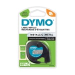 Afbeelding van DYMO S0721730 / 91208 tape metaalkleurig zilver 12mm (origineel) | 91208