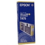 Afbeelding van Epson T475 inktcartridge geel (origineel) | EPST475