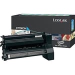 Afbeelding van Lexmark C7700CH toner cartridge cyaan hoge capaciteit (origineel) | LEXC7700CH