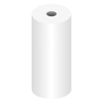 Afbeelding van Kangaro kassarol K-6008 | thermorol wit | 57 x 30 x 8mm | 50 stuks | KANK-6008