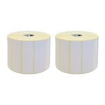 Afbeelding van TSC DT-S100036LL labels 100 mm x 300 m 2 rollen (origineel) | TSCDT-S100036LL