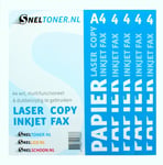 Afbeelding van Sneltoner A4 papier | 250 vel | 80gr. | 5 pakken | SNELA4250VEL_5