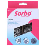 Afbeelding van Sorbo Pannenspons | RVS | 4 stuks | SO430NA9710