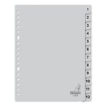Afbeelding van Kangaro G512CM A5 index | plastic | 1-12 | 17-gaats | KANG512CM