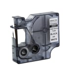 Afbeelding van DYMO S0718260 / 18051 IND Rhino tape krimpkous zwart op wit 6mm (huismerk) | STS0718260
