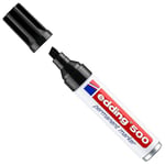 Afbeelding van Edding 500 permanent marker | zwart | beitelvormige punt | 2-7 mm | ACI11EDD4500001