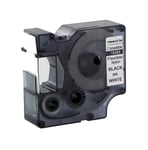 Afbeelding van DYMO S0718120 / 18489 IND Rhino tape flexibel nylon zwart op wit 19mm (huismerk) | STS0718120