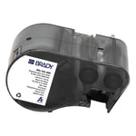 Afbeelding van Brady M5-103-498 vinylweefsel labels zwart op wit | 31,75 mm x 25,4 mm (origineel) | BRAM5-103-498
