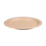 Afbeelding van Depa wegwerpbord | kraftkarton | bruin | 22 cm | 100 stuks | DEP600616