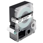 Afbeelding van Epson LC-6WBN9 tape zwart op wit / 24 mm (origineel) | EPSLC-6WBN924