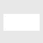 Afbeelding van Kangaro scheidingsstrook | wit | 120 x 225mm | 180 gr. | 100 stuks | KAN707109