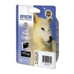 Afbeelding van Epson T0967 inktcartridge licht zwart (origineel) | EPST0967401