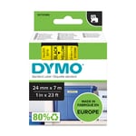 Afbeelding van DYMO S0720980 / 53718 tape zwart op geel 24mm (origineel) | 53718