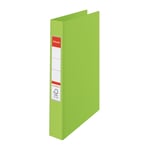 Afbeelding van Esselte Vivida ringband | A4 | plastic | 2 O-ringen | groen metallic | 42mm | ESS14453