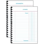 Afbeelding van Sigel Expres kasboek | A6 | spiraal gebonden | 50 vel | SIG30285