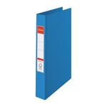 Afbeelding van Esselte Vivida ringband | A4 | plastic | 2 O-ringen | blauw | 42mm | ESS14452