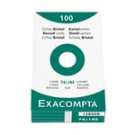 Afbeelding van Exacompta 13800B systeemkaart | gelinieerd | wit | 74 x 105 mm | 100 stuks | EXA13800B