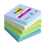 Afbeelding van 3M Post-It super sticky | 76 x 76 mm | Oasis | 5 x 90 vel | 3M7100258898