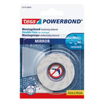 Afbeelding van Tesa 55732-00001-02 Powerbond montagetape voor spiegels | dubbelzijdig | wit | 19 mm x 1,5 m | TES55732-00001-02