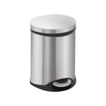 Afbeelding van EKO vuilnisbak | staal/aluminium | mat RVS | 6 liter | EKO921806