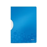 Afbeelding van Leitz 4185 WOW colorclip map | blauw metallic | LEI41850036