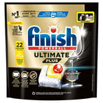 Afbeelding van Finish Ultimate Plus Vaatwastabletten | Lemon | 22 vaatwasbeurten | QC-FI-01150