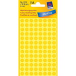 Afbeelding van Avery Zweckform 3013 markeringspunten | 8 mm | geel | 416 etiketten | AVE3013