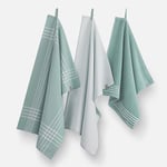 Afbeelding van Walra Doekenset | Set 3 stuks | Jade en Wit | WA999NA7185