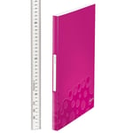 Afbeelding van Leitz 4632 WOW showalbum | A4 | roze metallic | 40 insteekhoezen | LEI46320023