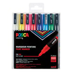 Afbeelding van POSCA PC-3M verfmarkerset | 0,9 - 1,3 mm | rond | 8 stuks | POSPC3M/8