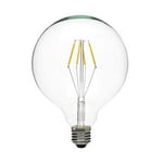 Afbeelding van Q-Nomic E27 filament LED-gloeilamp | DIMBAAR | 4W (40W) |  warm wit | G80 glas | QNLED01142