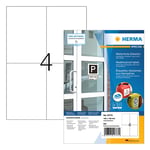 Afbeelding van Herma 10773 geïmpregneerde etiketten | weerbestendig | A4 | 105 x 148 mm | 320 etiketten | HER10773