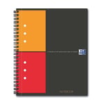 Afbeelding van Oxford international collegeblok | A5 | geruit | zwart | 80 grams | 80 vel | OXF100101849