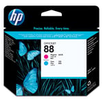 Afbeelding van HP C9382A nr. 88 printkop cyaan / magenta (origineel) | HPC9382A